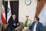 دیدار مجتبی وهابی، نویسنده و مدیرمسئول رسانه ها با دکتر ابراهیم صفری، رئیس دانشگاه فرهنگیان استان گیلان