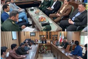 دیدار با مقام عالی دولت و فرمانده سپاه پاسداران در شهرستان رشت صورت گرفت