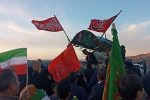 پیکر مطهر ۸ شهید تازه تفحص شده دفاع مقدس در رشت تشییع شد