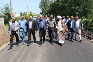 اجرای ۵ کیلومتر آسفالت معابر روستای سراوان