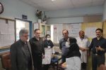 بازدید میدانی رئیس دانشگاه علوم پزشکی استان از بیمارستان‌های شرق گیلان