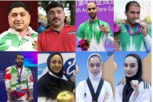طلا،۳ نقره و ۳ برنز حاصل تلاش گیلانی ها دربازیهای پاراآسیایی چین