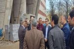 بازدید دکتر آشوبی از محل احداث بیمارستان ۴۲۱ تختخوابی سایت لاکان