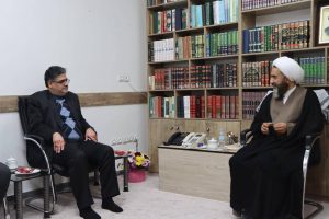 دیدار مدیرکل بنیاد مسکن انقلاب اسلامی استان با حجت الاسلام و المسلمین ابوالقاسم ابراهیمی نوری امام جمعه شهرستان رودسر