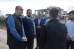 بازدید اعضای شورا و شهردار از کوچه آسایش ۲۱ رشت