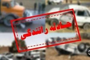 واژگونی یک دستگاه مینیبوس ۱۰ تن را راهی بیمارستان کرد