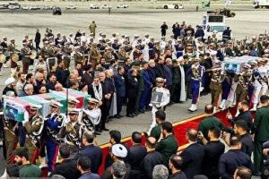 استقبال از پیکر آیتالله رئیسی و شهدای خدمت در تهران