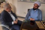 دیدار مجتبی وهابی مشاور. استاندار گیلان با حجت الاسلام و المسلمین محمد لاکانی دبیر اجرایی بنیاد بین‌المللی غدیر استان گیلان
