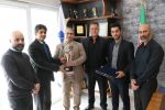 تجلیل مدیر عامل شرکت سیمان خزر از اعضای تیم نائب قهرمان کاراته کارگری شرکت در مسابقات قهرمانی کشور 
