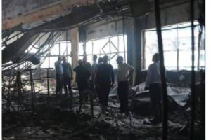 در راستای تسریع در روند بازسازی مجتمع ونوس/بازدید مشترک کارشناسان سازمان منطقه آزاد انزلی و نظام مهندسی گیلان از بنای مجتمع ونوس؛ بررسی دقیق استحکام سازه