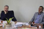 عبدالرضا ابراهیمی پای کار پیگیری رفاهیات همکاران سیمان خزر