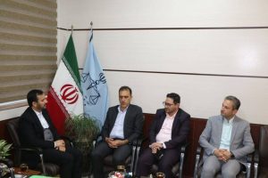حمایت قاطع دستگاه قضایی از تولید؛ دیدار مدیرعامل سیمان خزر با رئیس دادگستری رودبار