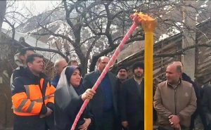 ۶ روستای کوهستانی سیاهکل به شبکه سراسری گاز متصل شد