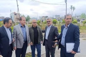 بازدید معاون سازمان برنامه و بودجه از طرح توسعه بیمارستان لنگرود