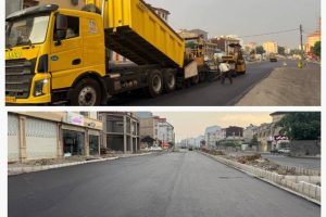 آسفالت خیابان جدید سعدی به سرگل پس از تملک ۹۸ ملک آغاز شد