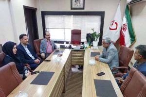بازدید فرماندار شهرستان رشت از مرکز آموزشی و درمانی حشمت