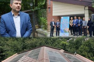 افتتاح نخستین نیروگاه خورشیدی ۵ کیلوواتی هیبریدی خانگی در رشت