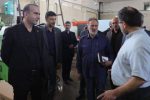 پیگیری میدانی مدیرعامل سازمان به همراه بازرس کل استان جهت رفع موانع واحدهای تولیدی