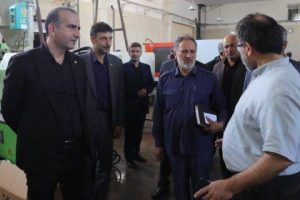 پیگیری میدانی مدیرعامل سازمان به همراه بازرس کل استان جهت رفع موانع واحدهای تولیدی