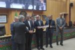 تجلیل از رئیس و دبیر ستاد امر به معروف و نهی از منکر دانشگاه علوم پزشکی گیلان