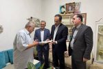 دیدار شهردار رشت با خانواده شهید فرجودی به مناسبت هفته نیروی انتظامی