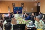 دیدار رئیس ،اعضای شورای شهر و شهردار رشت با رئیس پلیس آگاهی گیلان