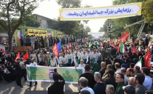 حضور ۱۰۰ خادمیار رضوی شهرستان رشت در رزمایش بزرگ «جان‌فدایان ایران»