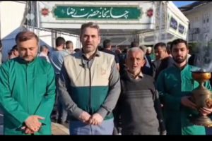 چایخانه امام رضا(ع) در حرم آستانه اشرفیه