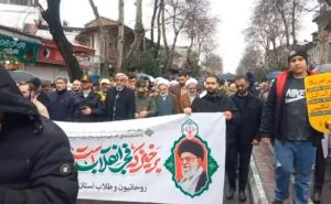 تبلور انسجام ملی در دیار میرزا همزمان با راهپیمایی ۲۲ بهمن